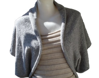 Bolero, jacket, knitted,