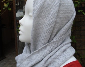 Boucle en cachemire, écharpe, bonnet, écharpe à capuche, 18 couleurs, motif, tricoté, chauffe-épaules, écharpe, châle, foulard