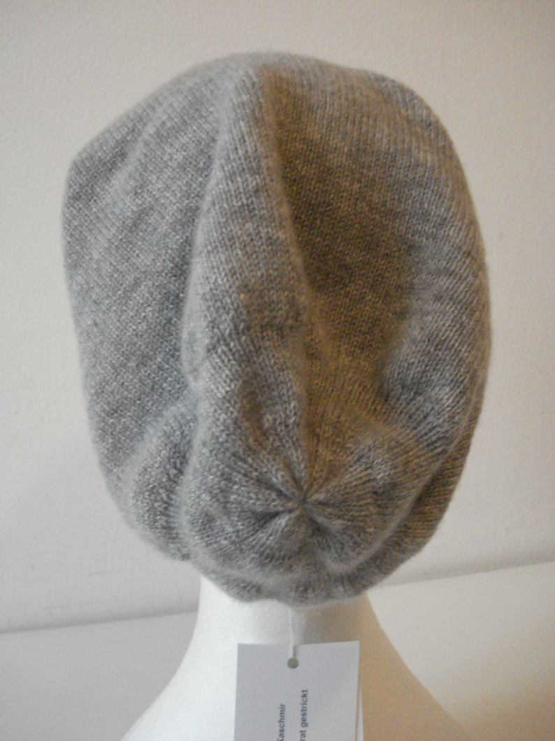 Schlichter Beanie aus feinstem Cashmere, 18 Farben, gestrickt, Mütze, Strickmütze, Kopfbedeckung, Wintermütze Bild 2