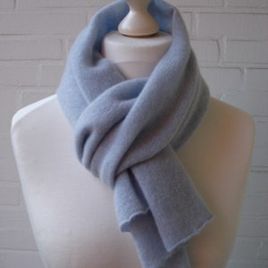 Narrow cashmere scarf, 20 colors, super soft, winter scarf, shawl, wool scarf image 1