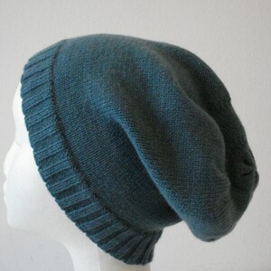 Beanie mit Rippenrand aus feinstem Cashmere, 18 Farben, gestrickt, Mütze, Strickmütze, Wollmütze Bild 5