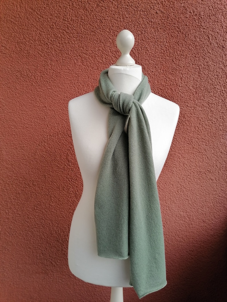 Narrow cashmere scarf, 20 colors, super soft, winter scarf, shawl, wool scarf image 5