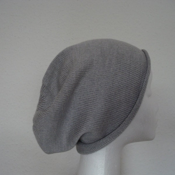 Bonnet simple, mérinos, bonnet, bonnet laine, tricoté, homme, femme, chaud, hiver, été, noir, gris, bleu, rouge, vert,