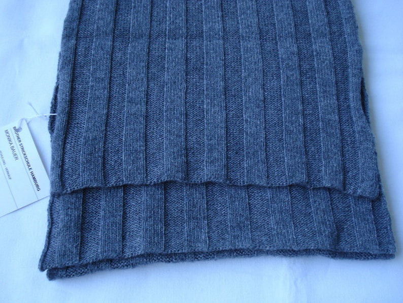 Rippenschal aus reinem Kaschmir, 20 Farben, 4 Längen, Winterschal, Schal, Herrenschal, Damenschal Bild 2