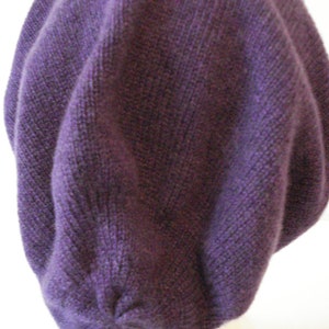 Schlichter Beanie aus feinstem Cashmere, 18 Farben, gestrickt, Mütze, Strickmütze, Kopfbedeckung, Wintermütze Bild 4