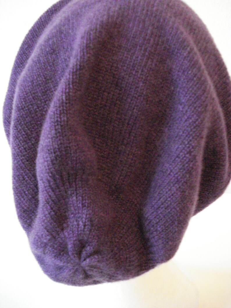 Schlichter Beanie aus feinstem Cashmere, 18 Farben, gestrickt, Mütze, Strickmütze, Kopfbedeckung, Wintermütze Bild 4