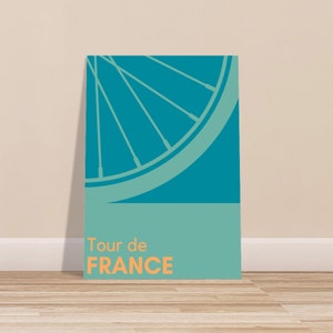 Poster classico in carta opaca del Tour de France