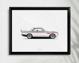 BMW 3.0 CSL Print