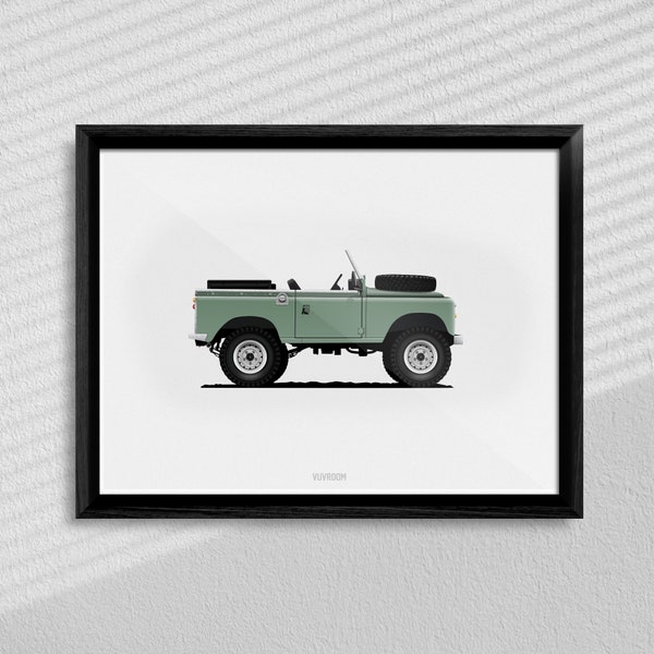 Topless Land Rover Series III Print