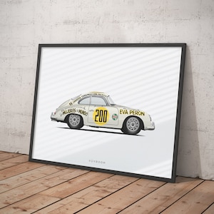 Porsche 356 Panamericana “Eva Peron” Print