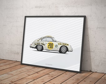 Porsche 356 Panamericana “Eva Peron” Print