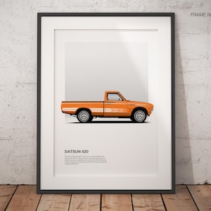 Datsun 620 Pickup Truck Print