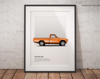 Datsun 620 Pickup Truck Print