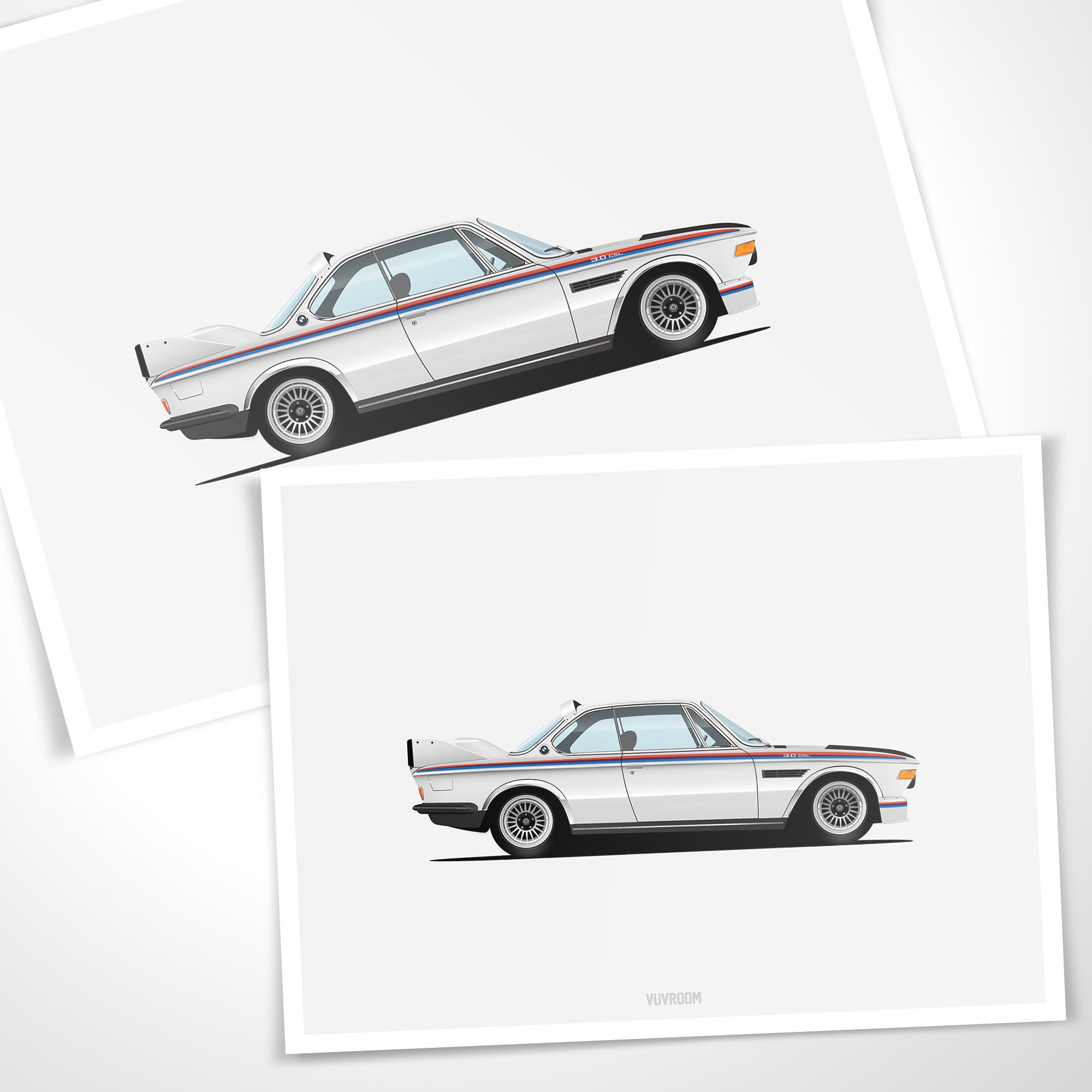 BMW 3.0 CSL Print - Etsy