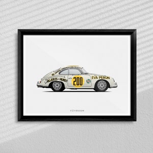 Porsche 356 Panamericana “Eva Peron” Print