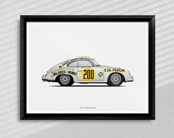 Porsche 356 Panamericana “Eva Peron” Print