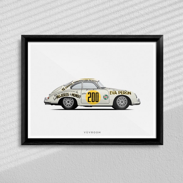 Porsche 356 Panamericana “Eva Peron” Print