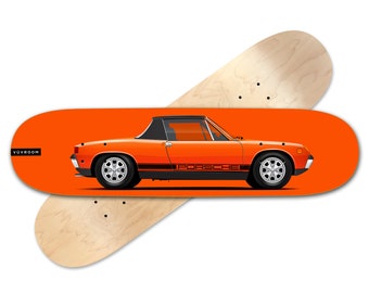 Porsche 914 Skateboard Wall Art