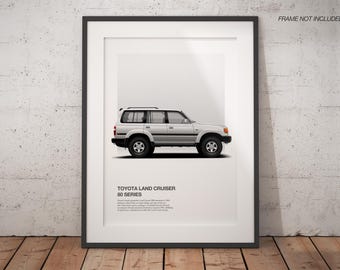 Toyota FJ80 Print