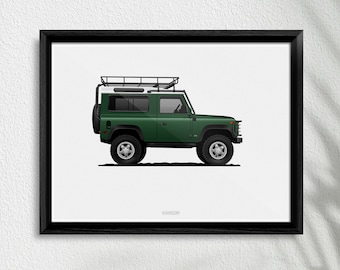 Land Rover Defender 90 Print