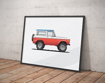 Baja Bronco Print