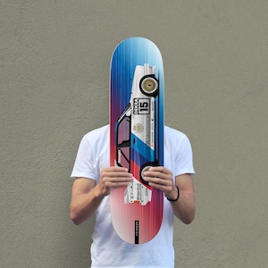 BMW E30 M3 DTM Race Car Skateboard Wall Art