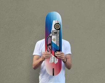 BMW E30 M3 DTM Race Car Skateboard Wall Art