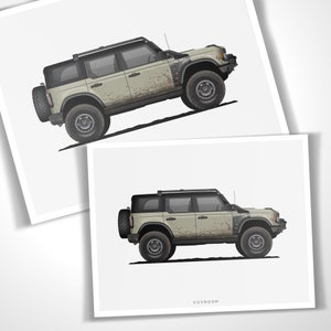 NEW "dirty" Bronco Everglades Print - Etsy