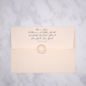 Blush Straight Flap Envelopes | White Blush Envelopes