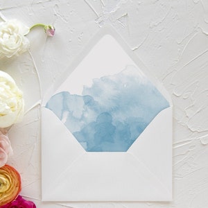 Watercolor Ombre Envelope Liner