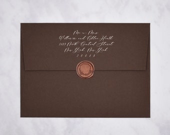 Brown Straight Flap Envelopes