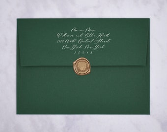 Forest Straight Flap Envelopes | Dark Green Envelopes