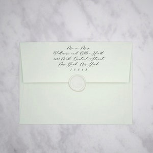 Pistachio Straight Flap Envelopes | Light Green Envelopes