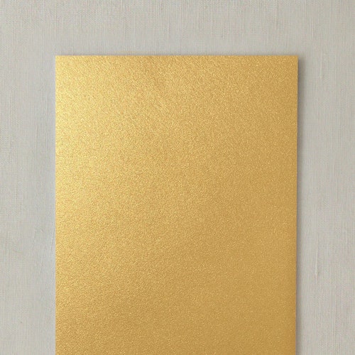 Gold Card Stock Paper Gold Paper Etsy