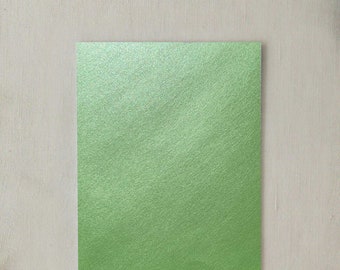 Green Metallic Cardstock - Etsy