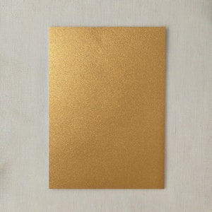 Papel cartulina metalizado dorado antiguo