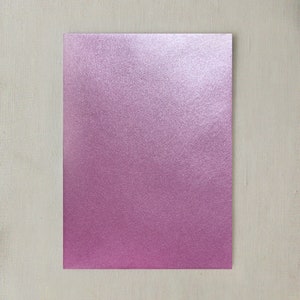 48 Sheets Pink Metallic Shimmer Cardstock Paper for Crafts, Scrapbooking, Gift Wrapping (8.5 x 11 in)