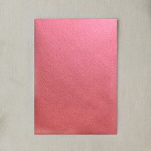 Mars Karton Papier | Rotes Metallic Papier