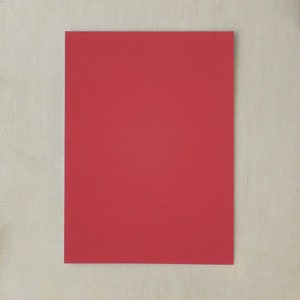 Vermilion Kartonpapier |  Rotes Papier