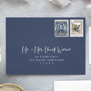 Livi Envelope Addressing en tinta blanca / Digital Printed Envelope Addressing