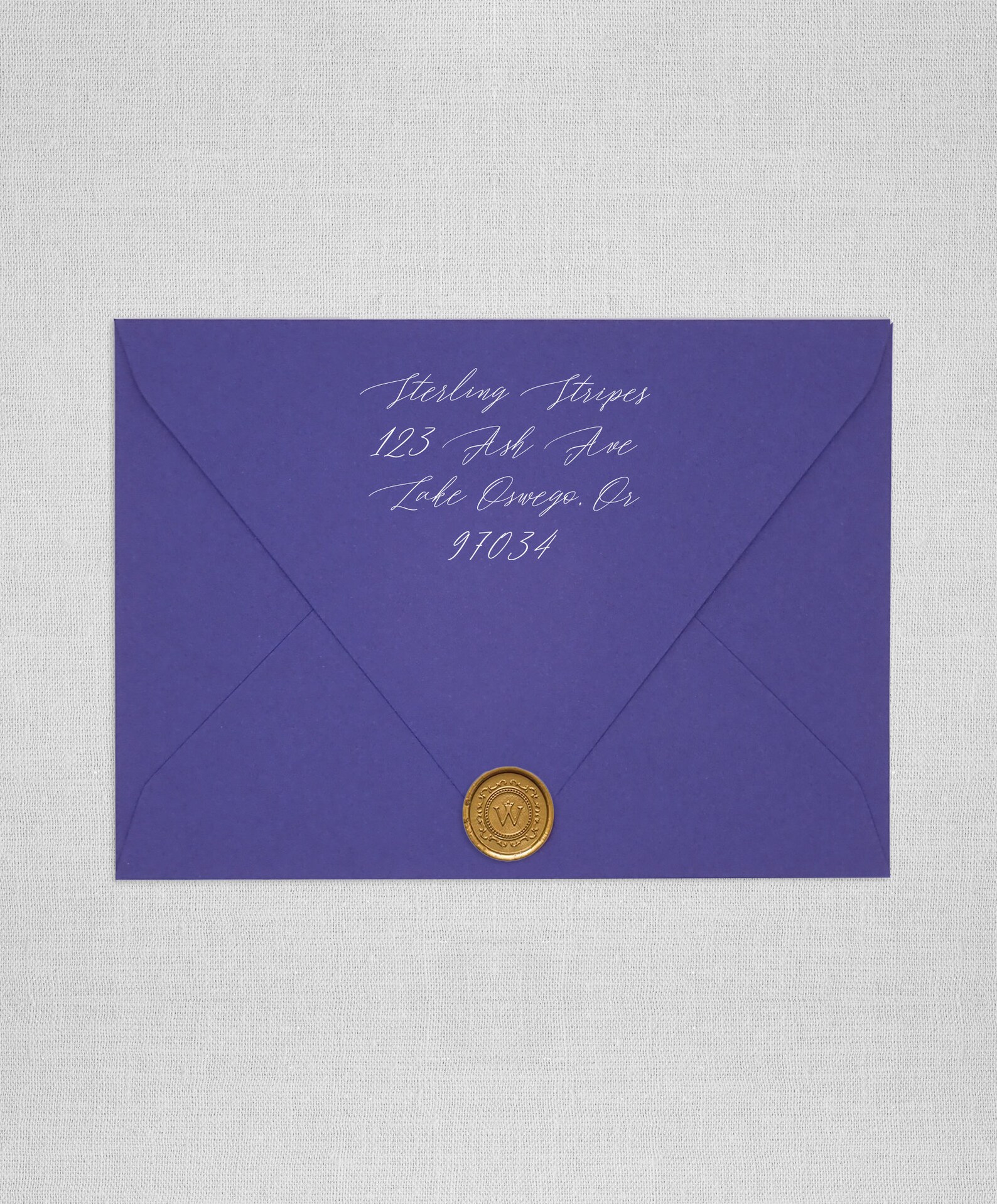 Royal Blue Wedding Envelopes Pointed Flap Envelopes Etsy