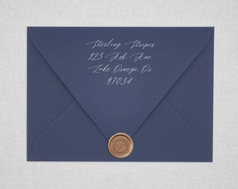 Imperial Blue Euro Flap Envelopes | Navy Blue Pointed Envelopes