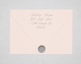 Blush Euro Flap Envelopes | Light Blush Pink Envelopes
