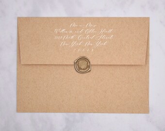Straw Kraft Straight Flap Envelopes