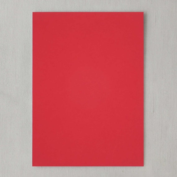 Bright Red Cardstock Paper | Christmas Red Paper