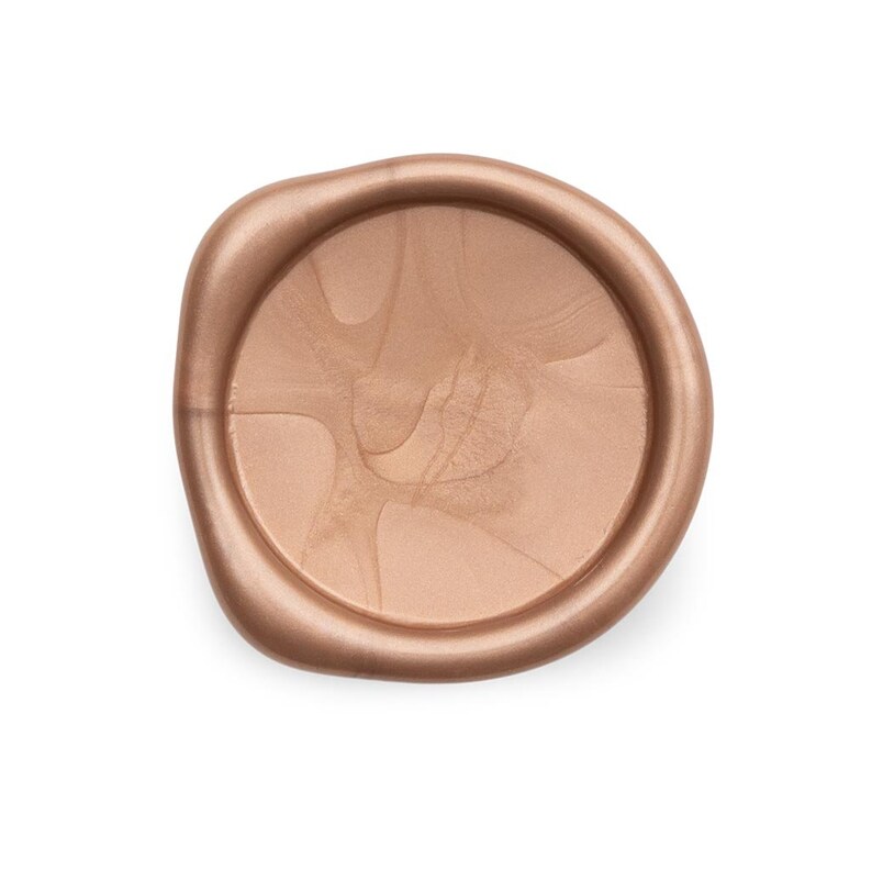 Rose Gold Metallic Wax Seals Self Adhesive Wax Seal Stickers Etsy
