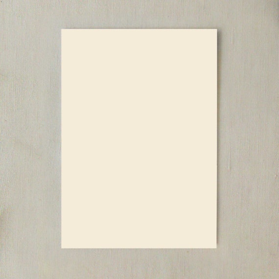 Ivory Card Stock Paper