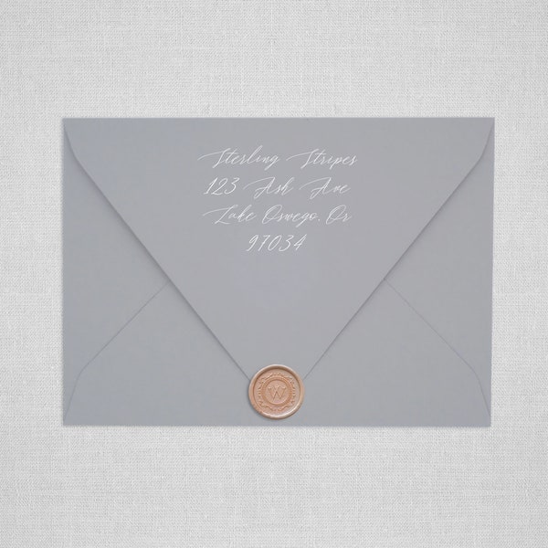 Real Grey Euro Flap Envelopes | Real Grey Pointed Flap Envelopes