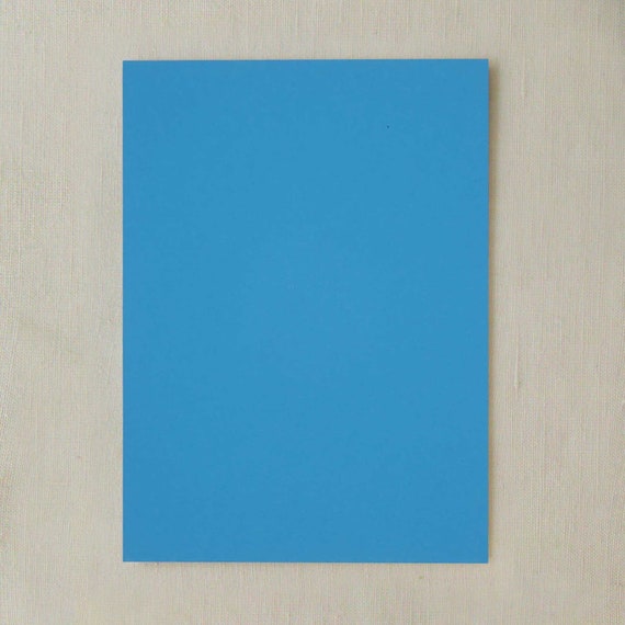 Bright Blue Cardstock Paper 