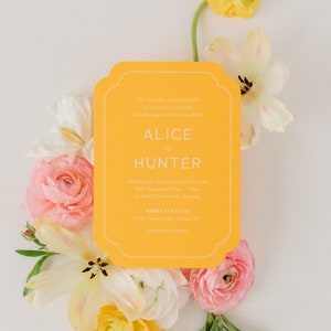 Full Bloom Wedding Suite | Color Paper Wedding Invitations